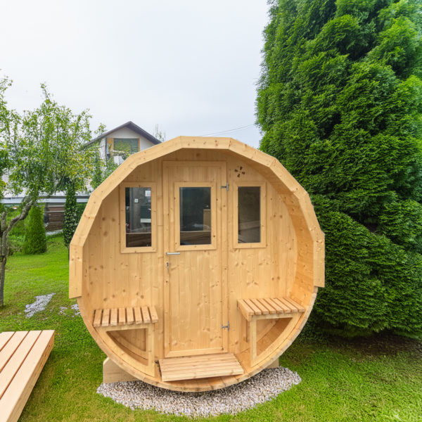 Saunafass / Fass-Sauna <br><span class="produkt-titel">Deluxe</span>