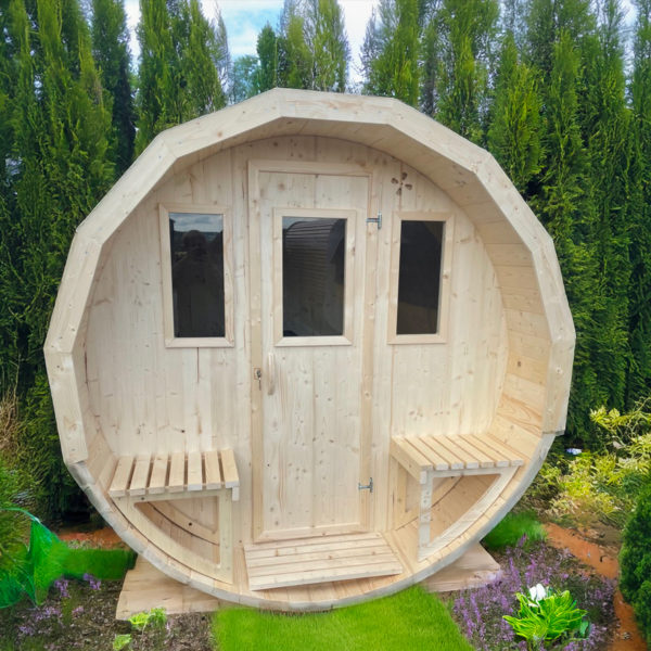 Saunafass / Fass-Sauna <br><span class="produkt-titel">Classic Comfort</span>